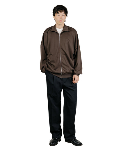 Auralee Super High Gauge Sweat Zip Blouson Dark Brown