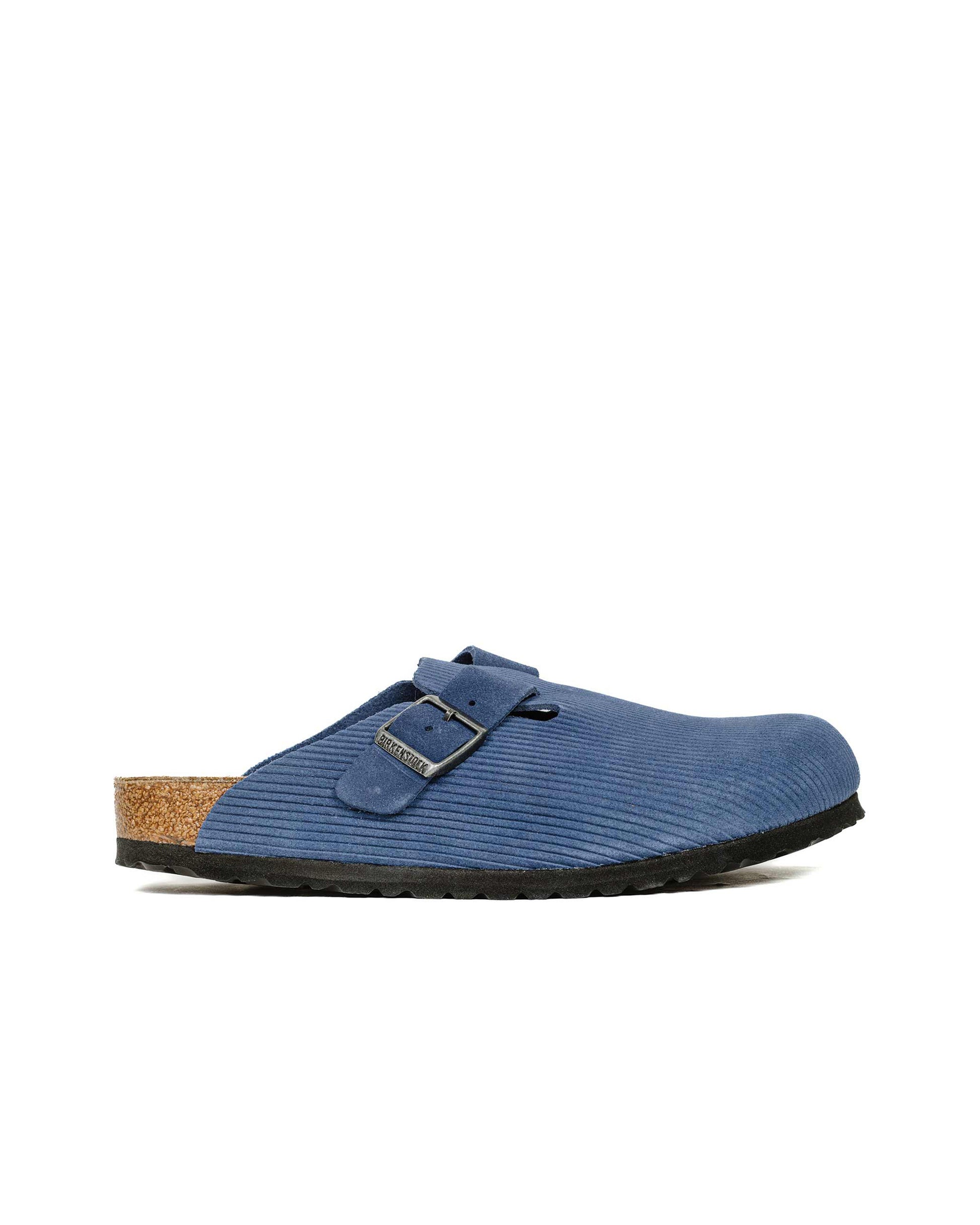 lost & found Birkenstock Birkenstock Boston Indigo Blue Suede Corduroy