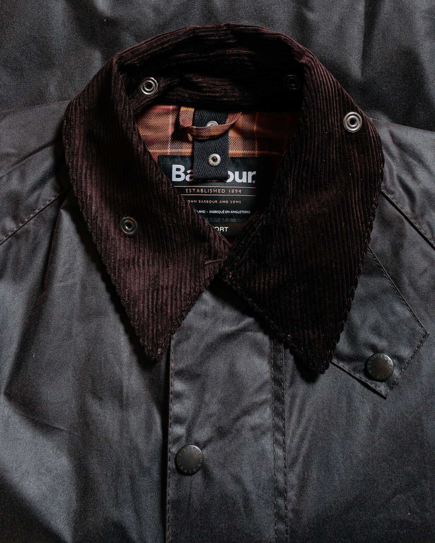 lost & found Barbour Barbour Beaufort Wax Jacket Rustic