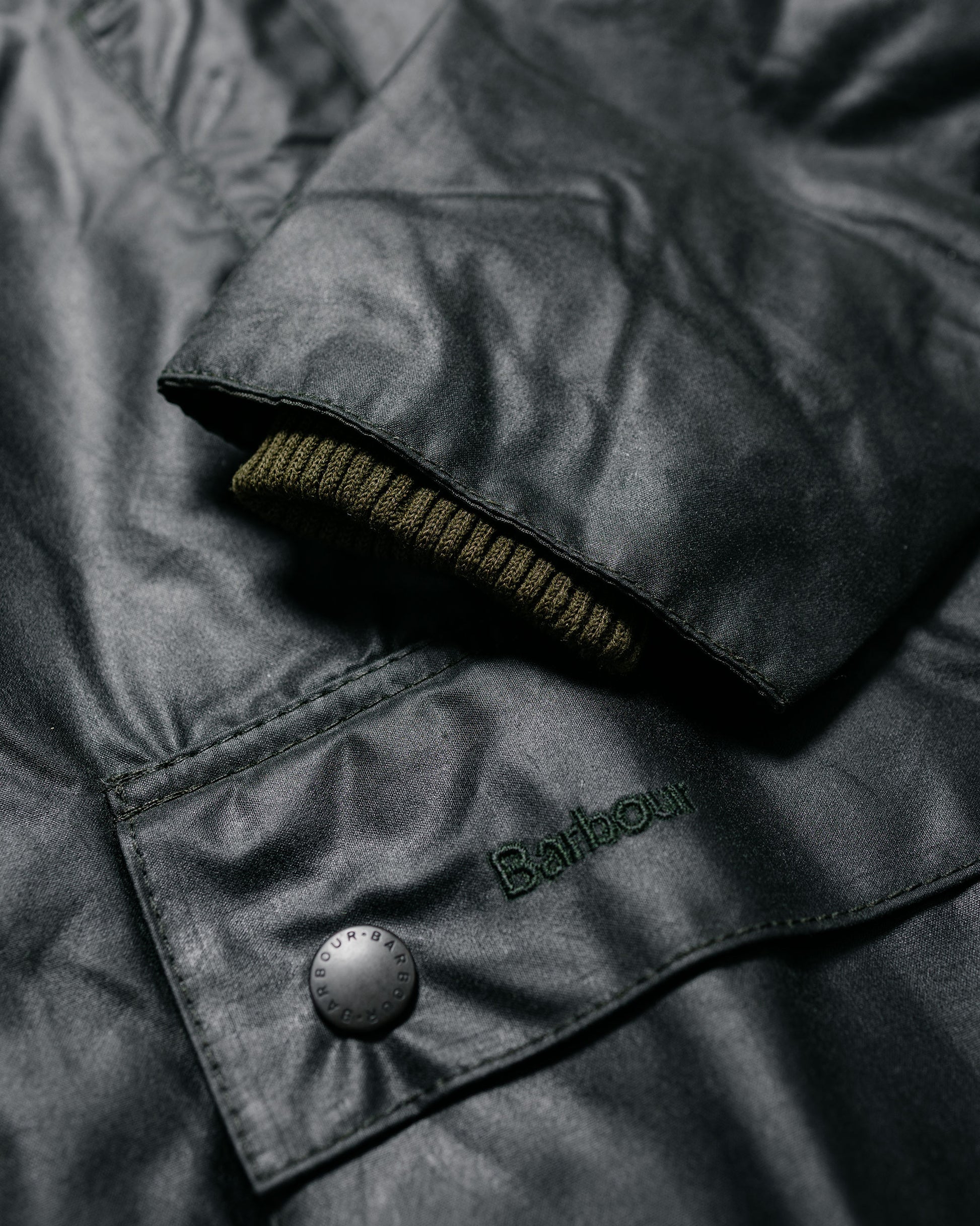 lost & found Barbour Barbour Beaufort Wax Jacket Sage