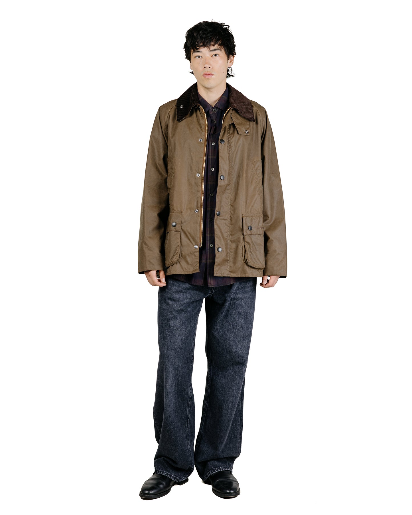 lost & found Barbour Barbour Bedale Wax Jacket Bark