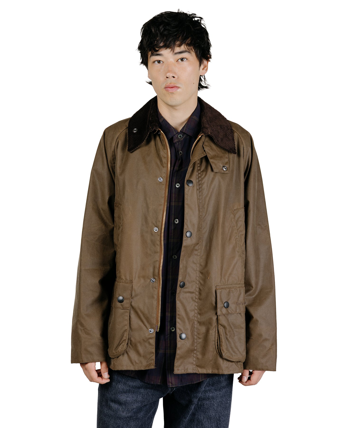 lost & found Barbour Barbour Bedale Wax Jacket Bark