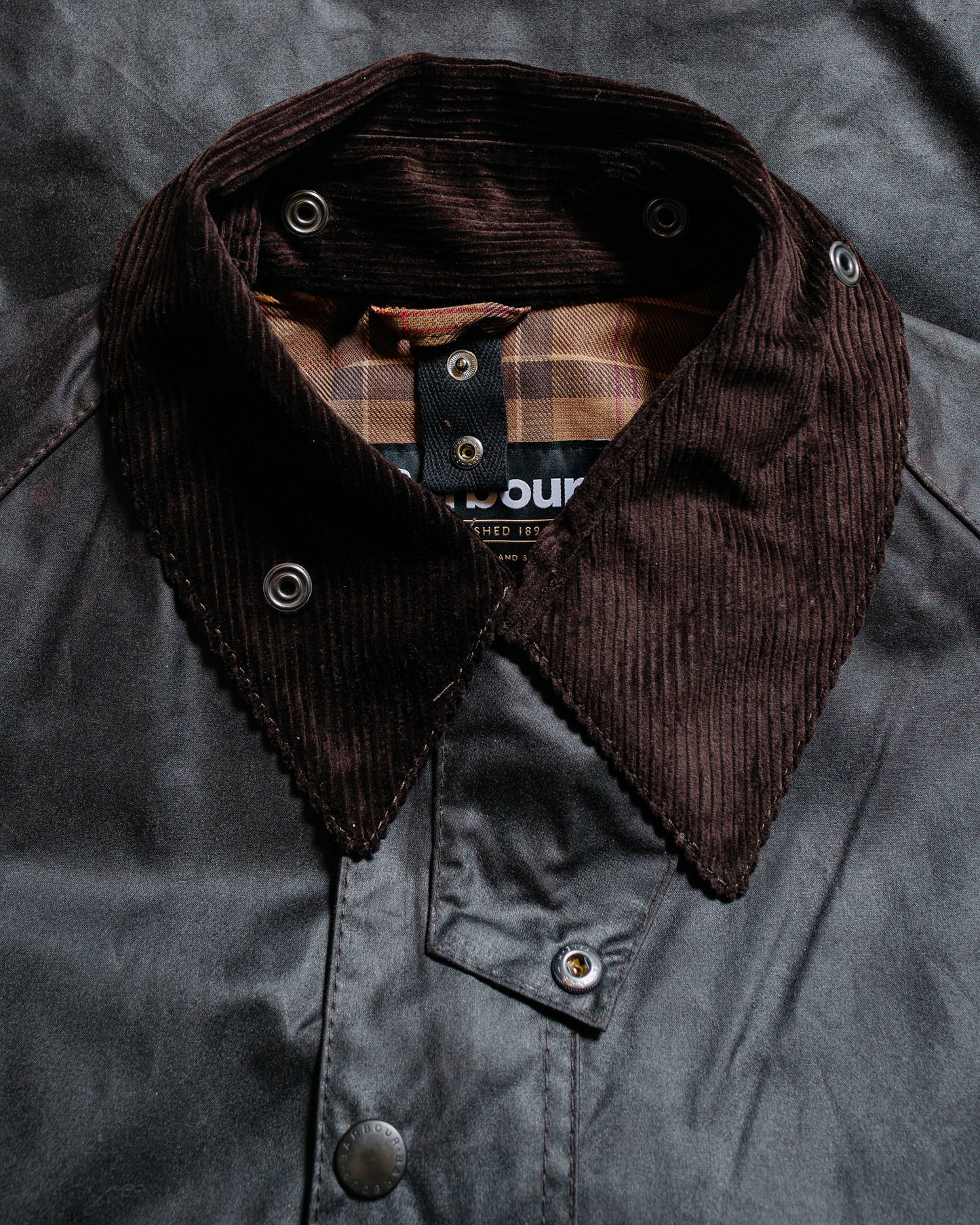 lost & found Barbour Barbour Bedale Wax Jacket Rustic