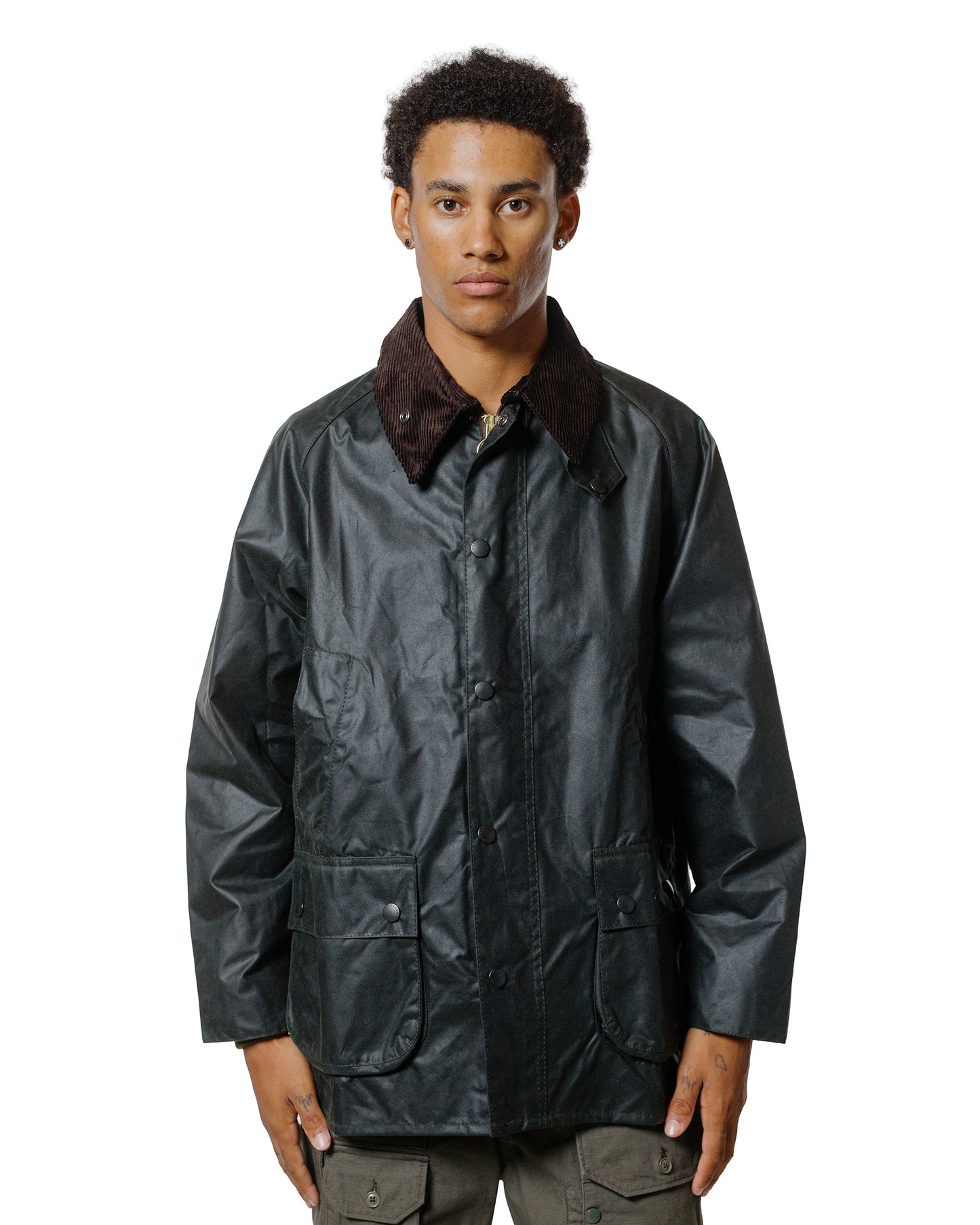 lost & found Barbour Barbour Bedale Wax Jacket Sage
