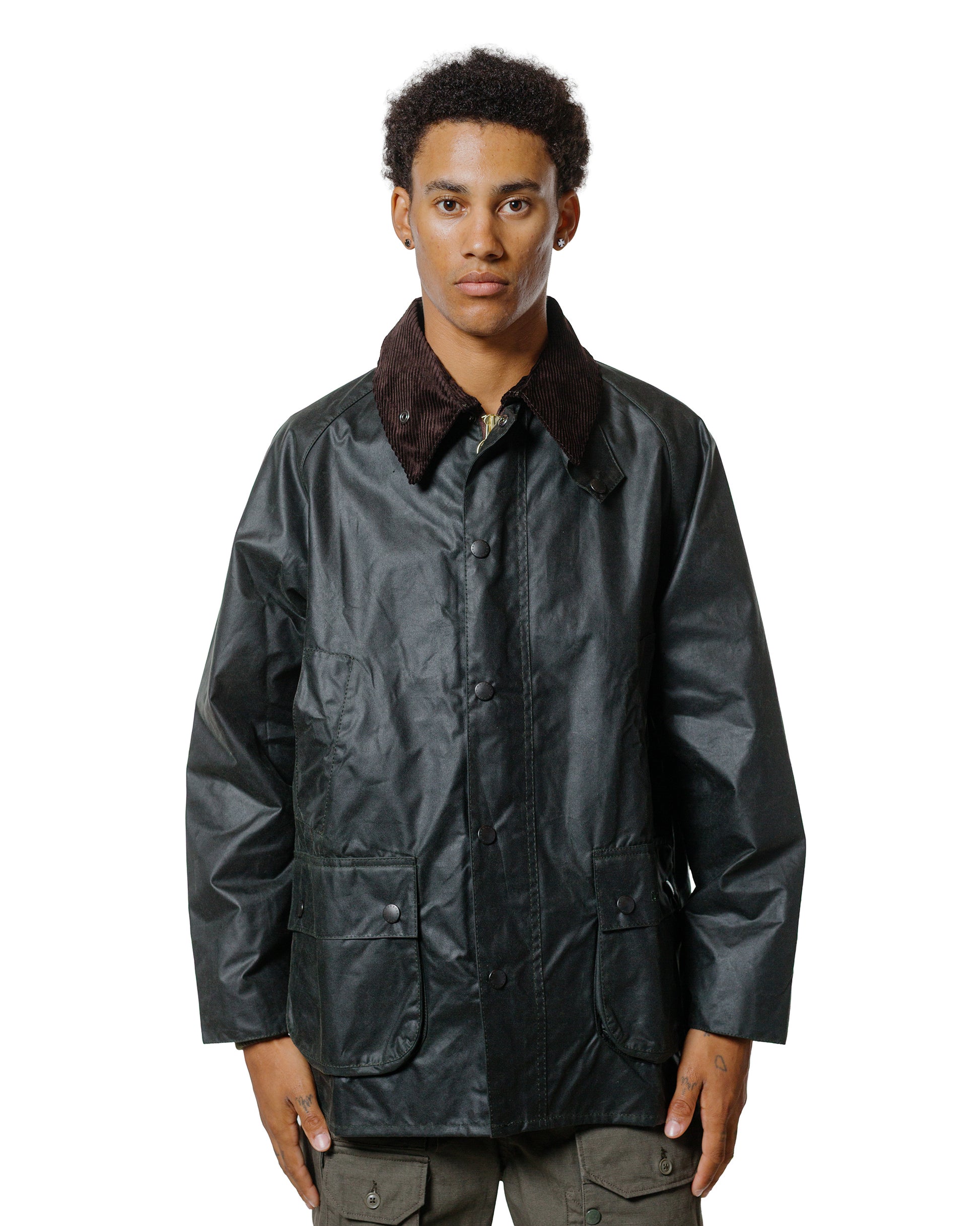 lost & found Barbour Barbour Bedale Wax Jacket Sage