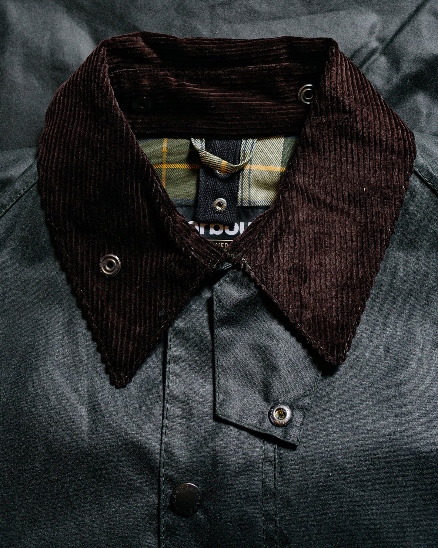 lost & found Barbour Barbour Bedale Wax Jacket Sage