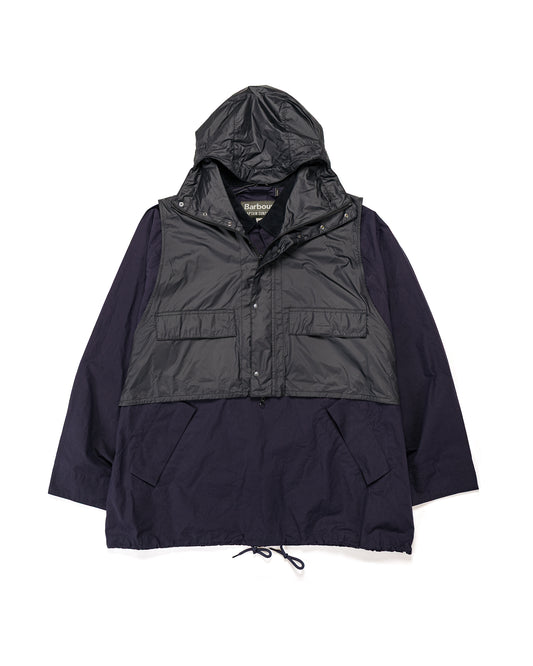 lost & found Barbour Barbour KAPTAIN SUNSHINE Transport Smock Casual Jacket Dark Indigo