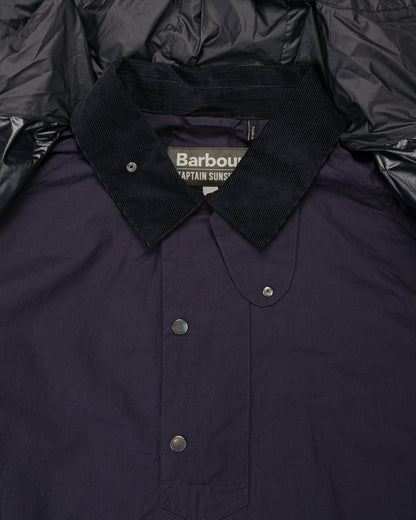 lost & found Barbour Barbour KAPTAIN SUNSHINE Transport Smock Casual Jacket Dark Indigo