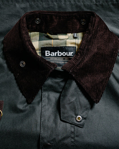 lost & found Barbour Barbour Spey Wax Jacket Sage