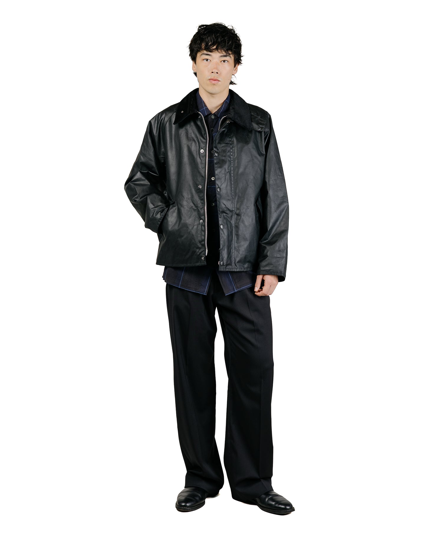 lost & found Barbour Barbour Transport Wax Jacket Black