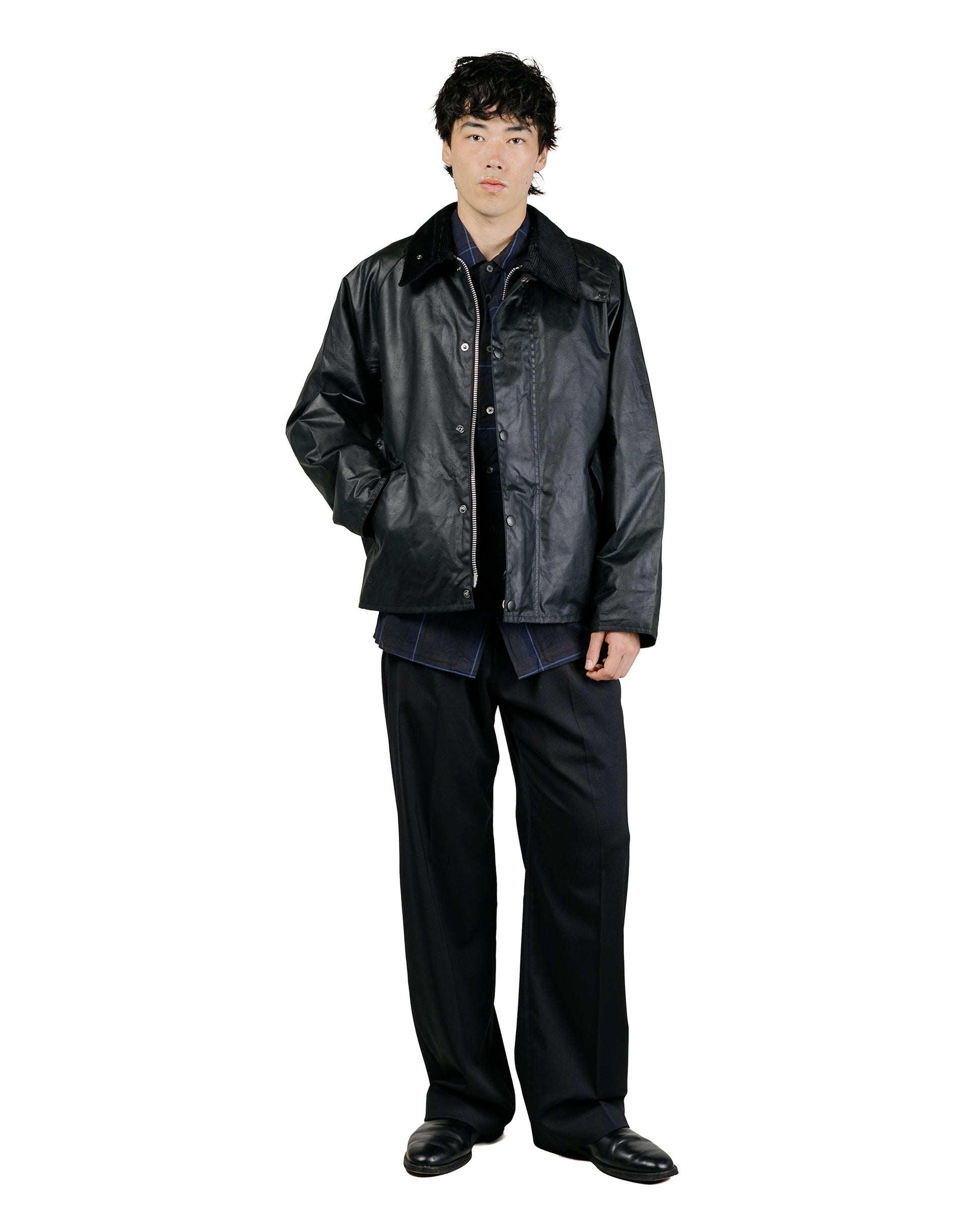 lost & found Barbour Barbour Transport Wax Jacket Black