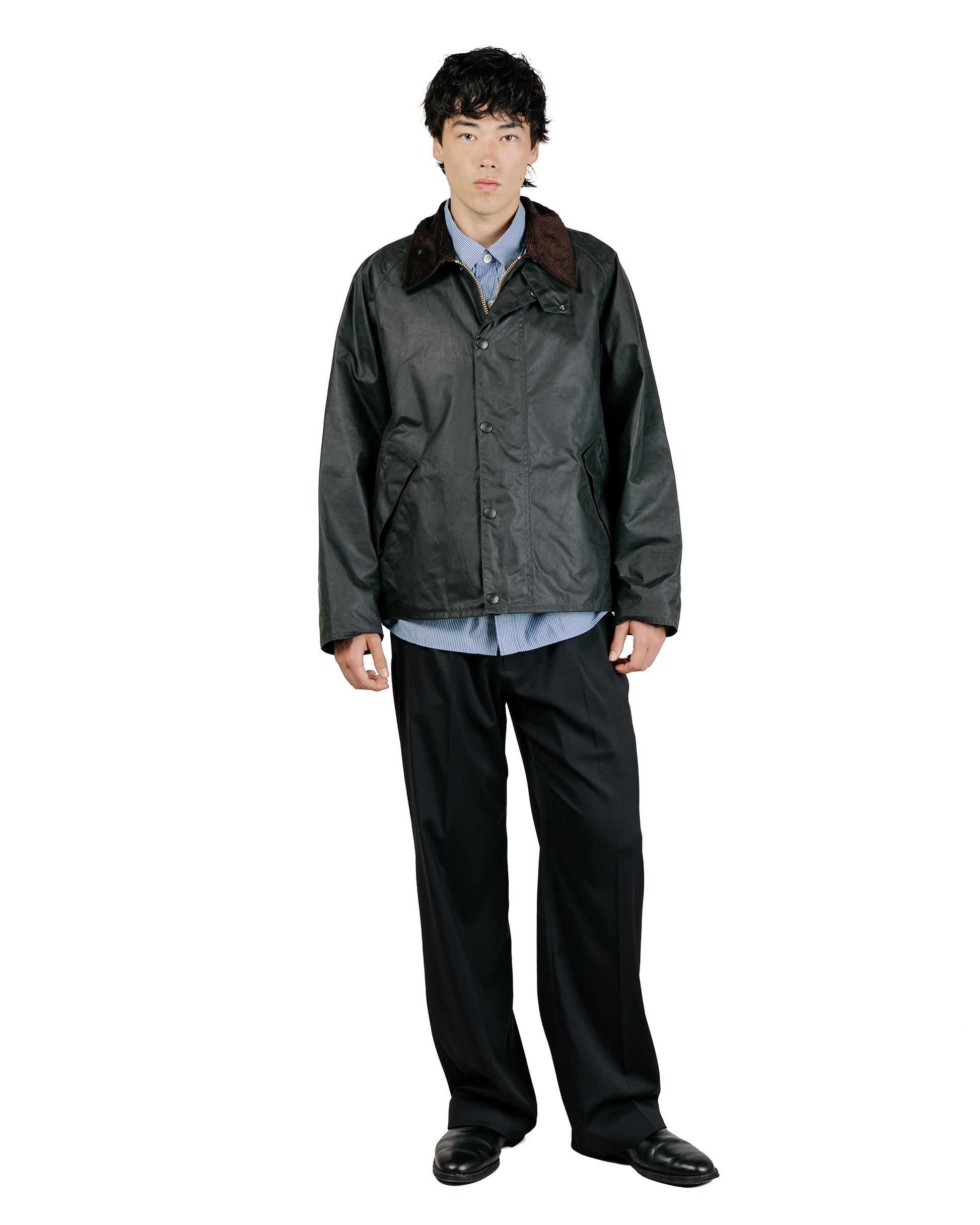 lost & found Barbour Barbour Transport Wax Jacket Sage