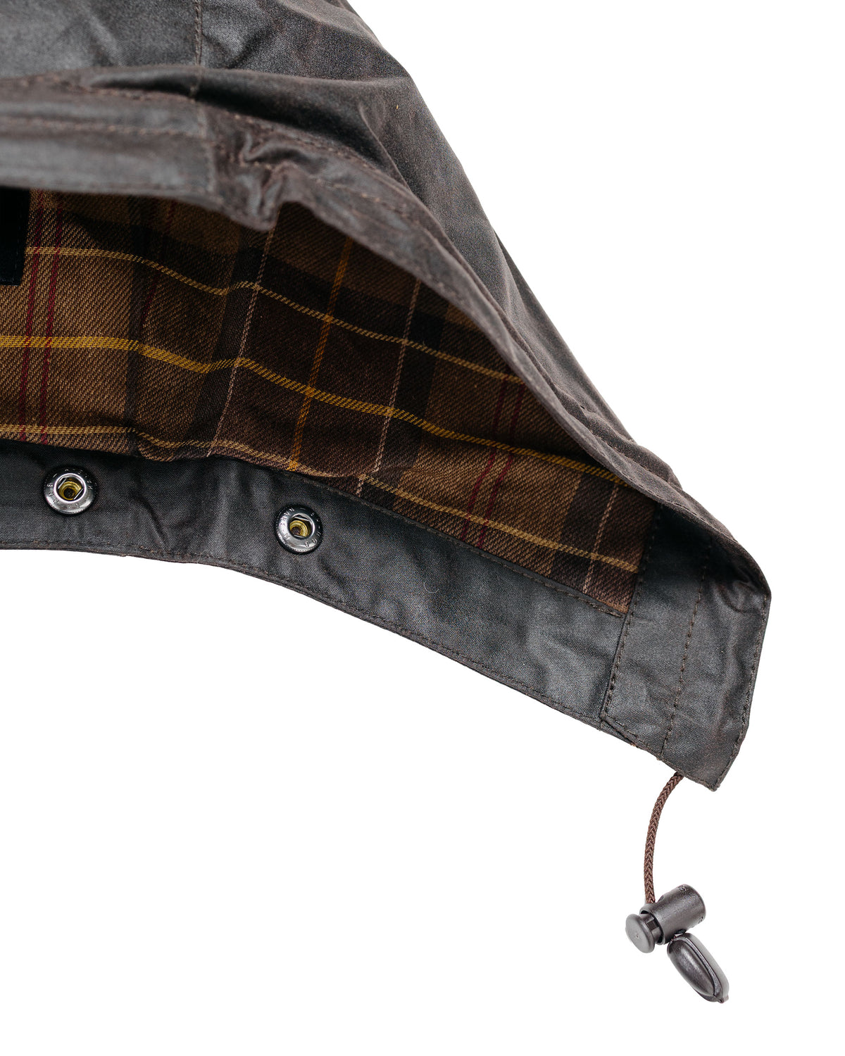 Barbour Waxed Cotton Hood Rustic