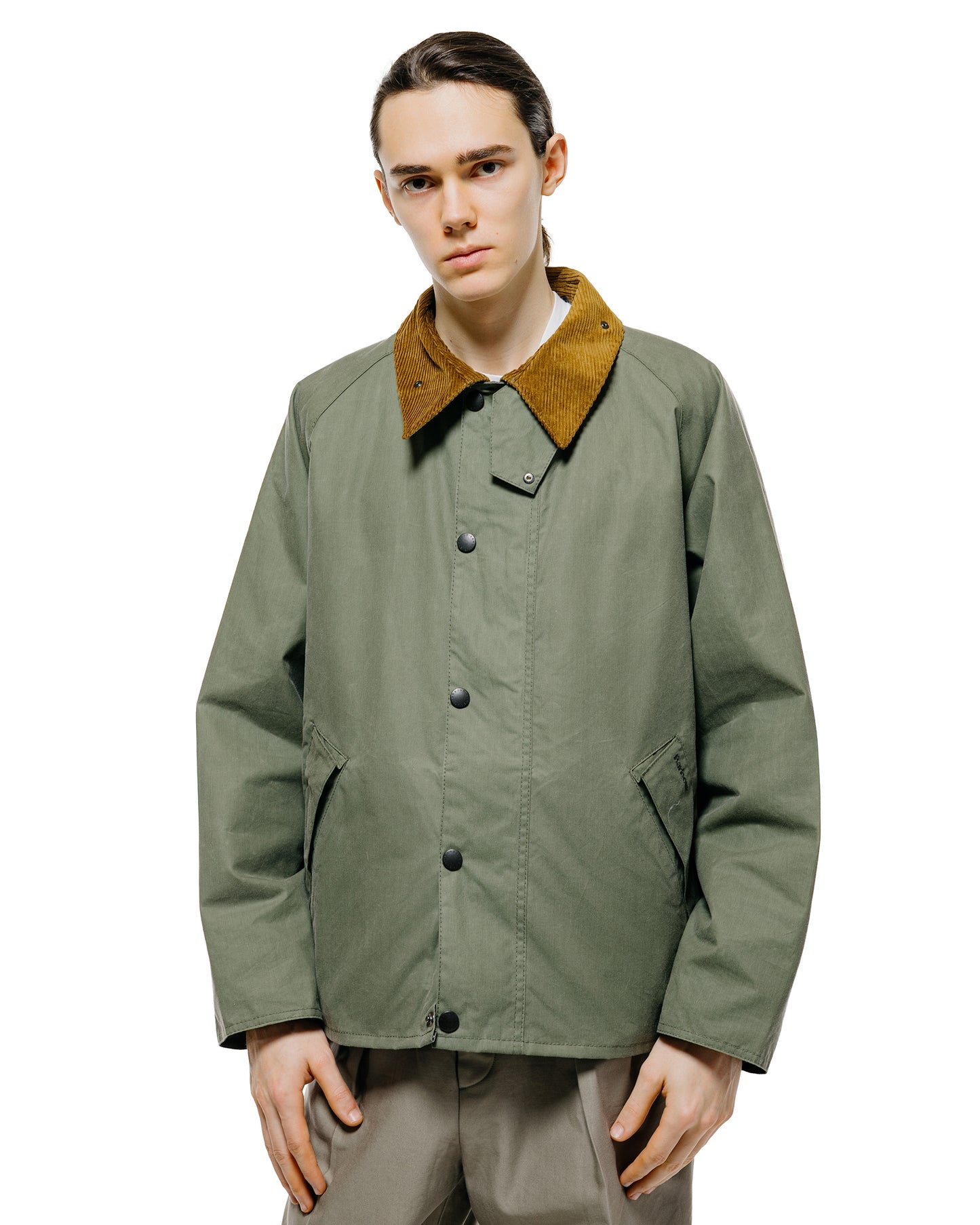 lost & found Barbour Barbour Transport Wax Jacket Light Moss