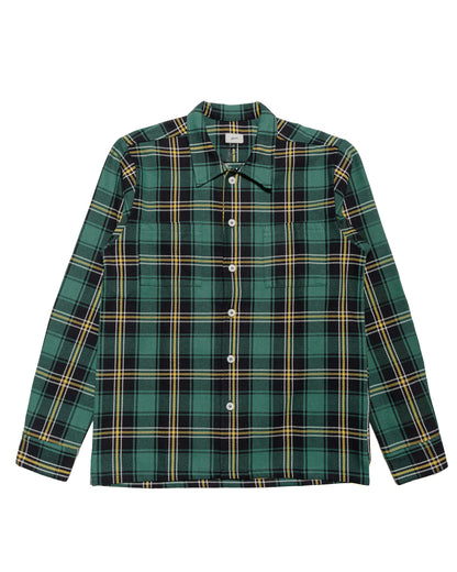 lost & found Bather Bather Algae Plaid Flannel Shirt