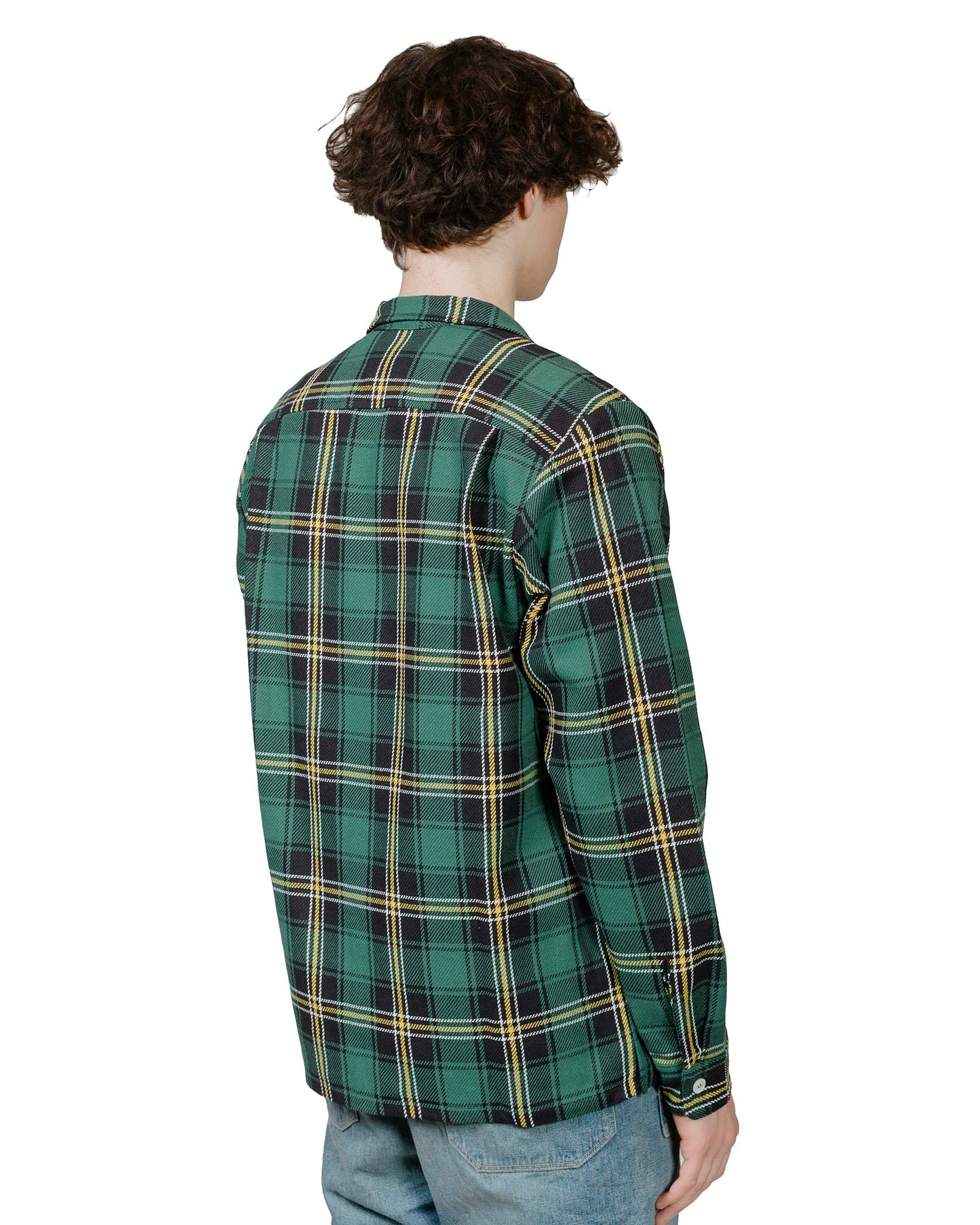 lost & found Bather Bather Algae Plaid Flannel Shirt