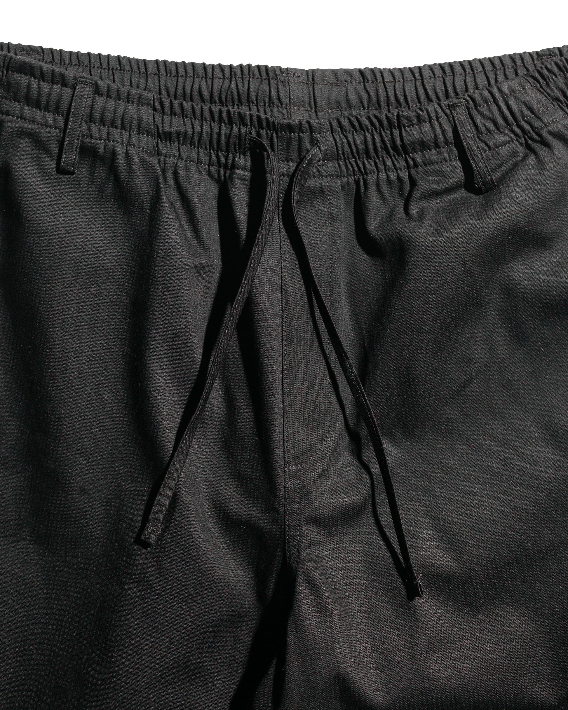 Bather Black Herringbone Leisure Short