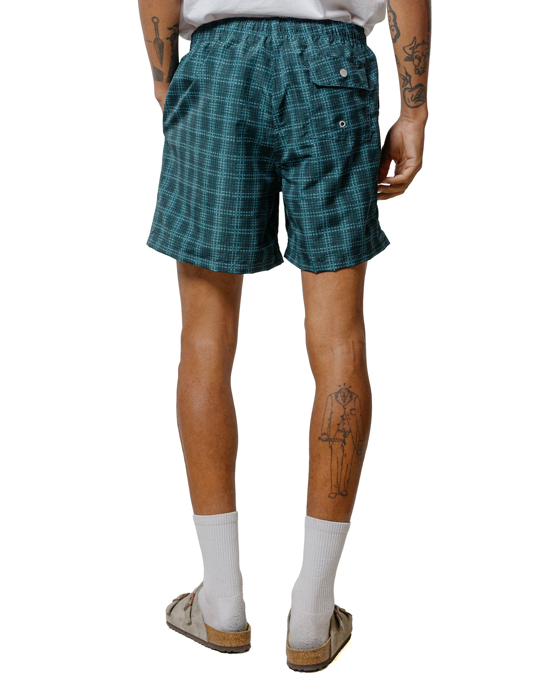 Bather Delta Tartan Swim Trunk