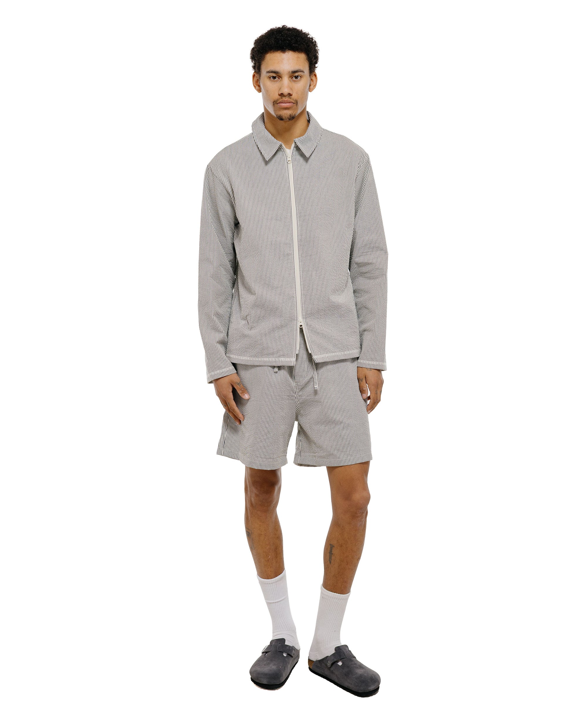 Bather Navy Pinstripe Tour Jacket