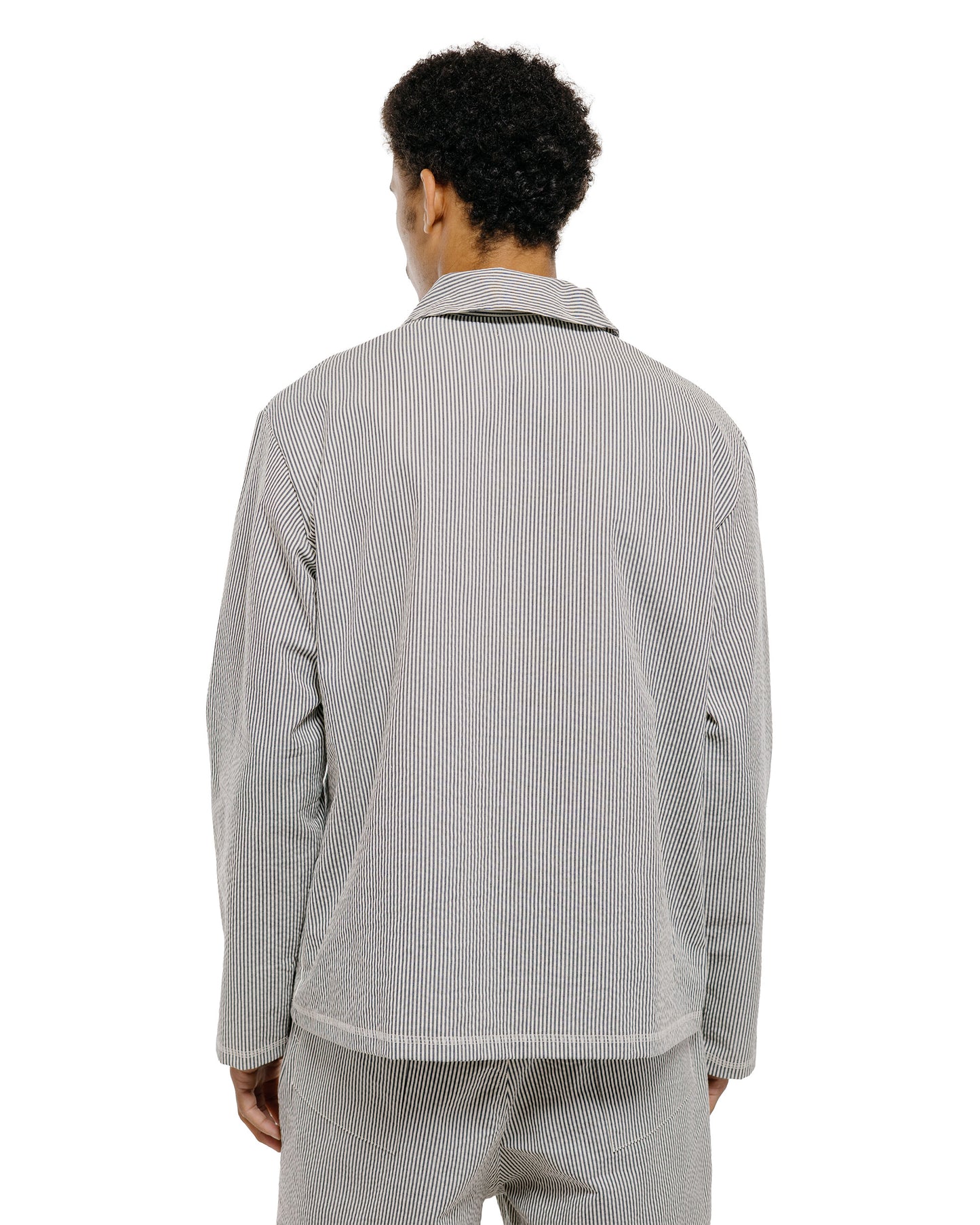 Bather Navy Pinstripe Tour Jacket