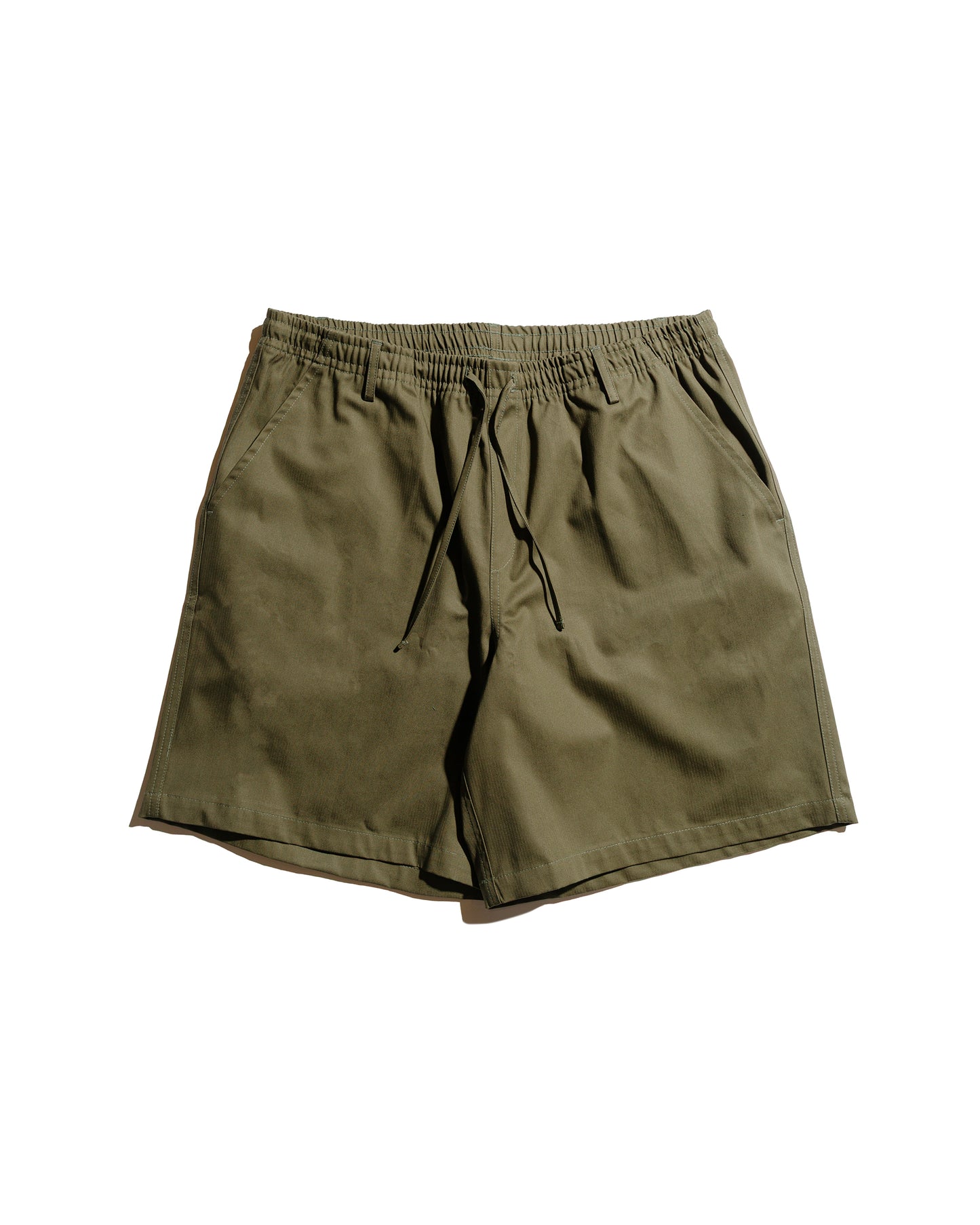 Bather Olive Herringbone Leisure Short