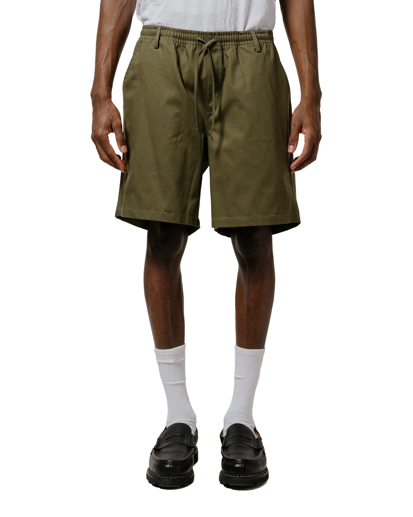 Bather Olive Herringbone Leisure Short