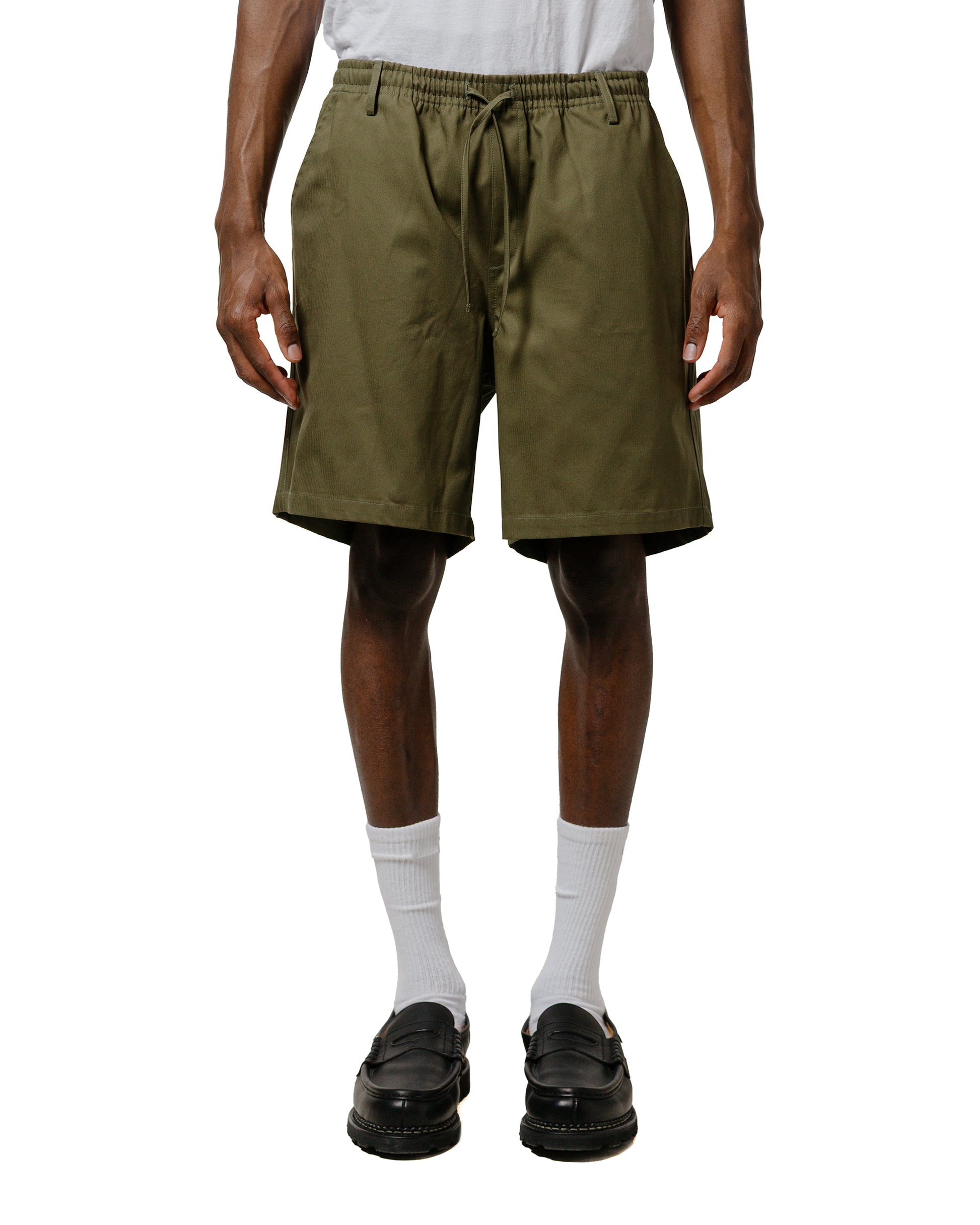 Bather Olive Herringbone Leisure Short