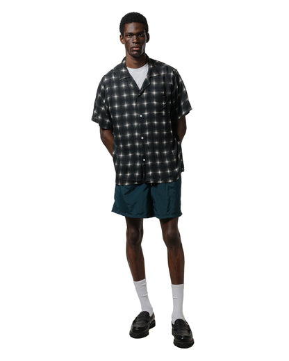 lost & found Bather Bather Onyx Digi Plaid Camp Shirt