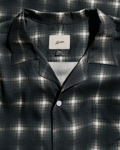 lost & found Bather Bather Onyx Digi Plaid Camp Shirt