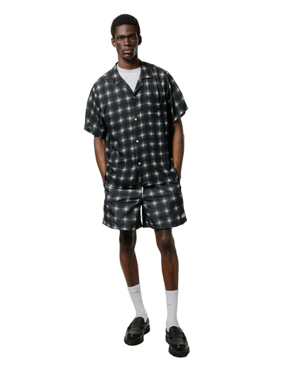 lost & found Bather Bather Onyx Digi Plaid Swim Trunk