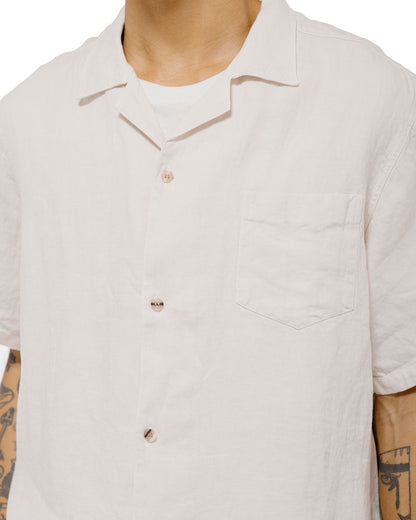 Bather Pearl Linen Camp Shirt
