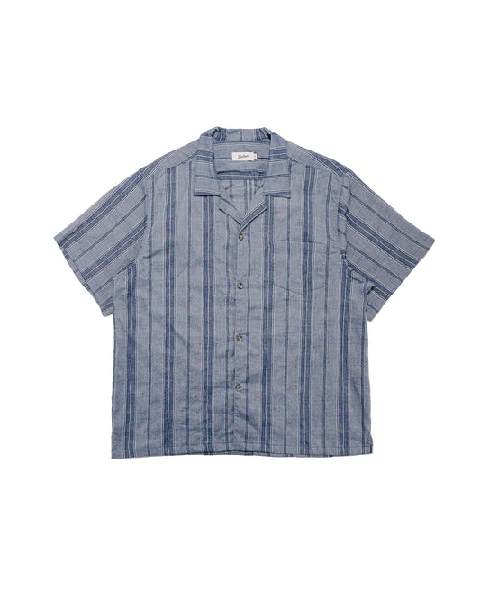 lost & found Bather Bather Rain Stripe Camp Shirt