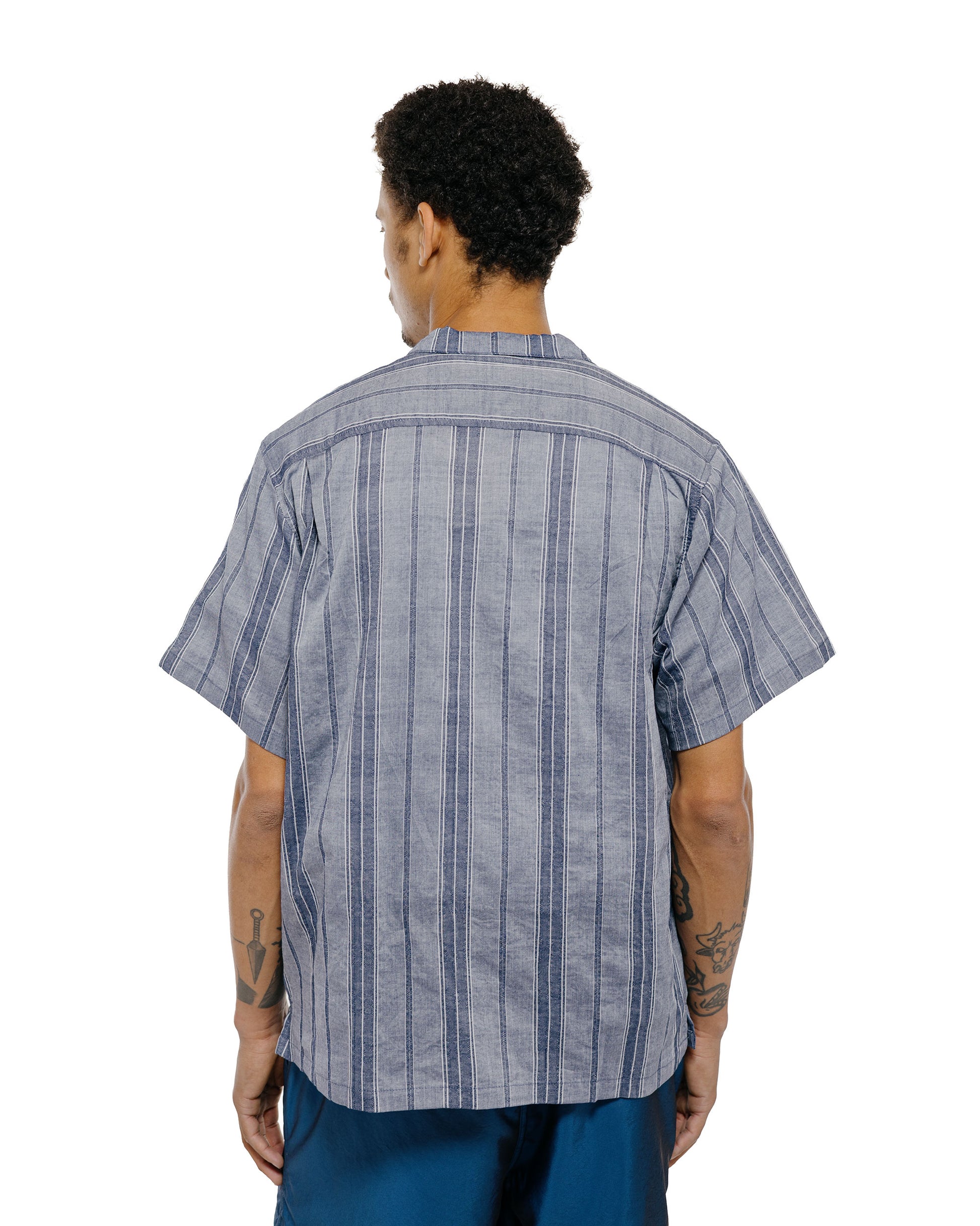 lost & found Bather Bather Rain Stripe Camp Shirt