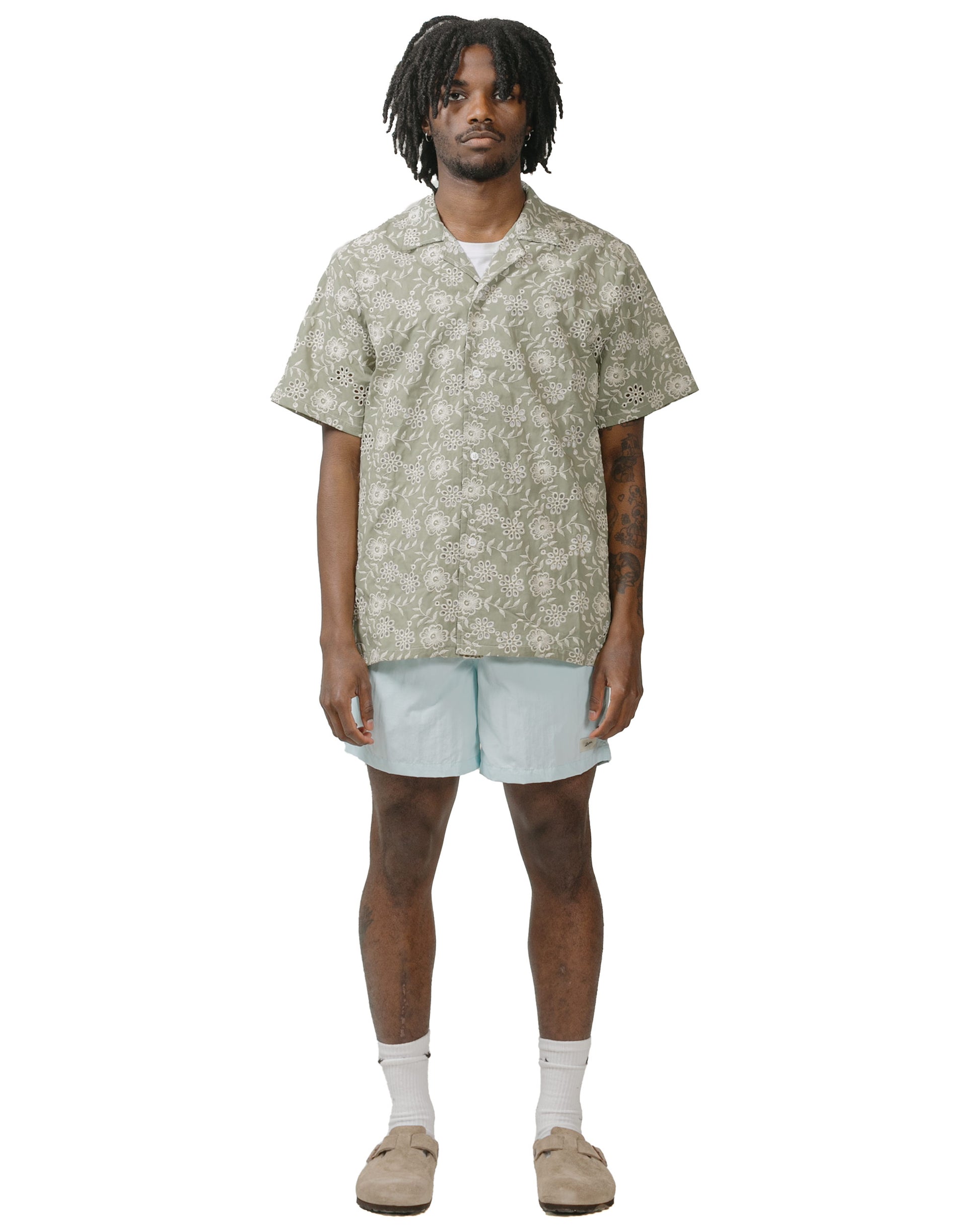 lost & found Bather Bather Solid Baby Blue Swim Trunk