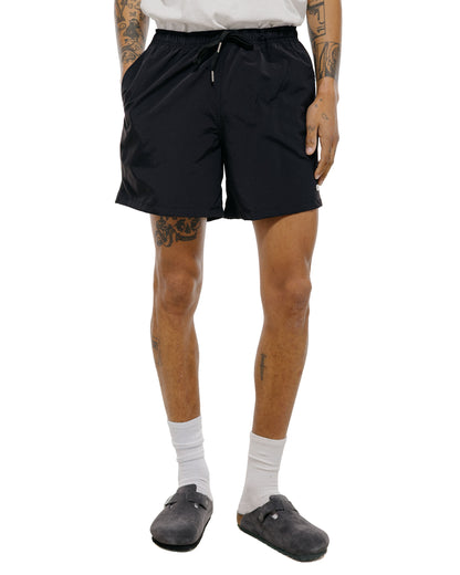Bather Solid Black Swim Trunk