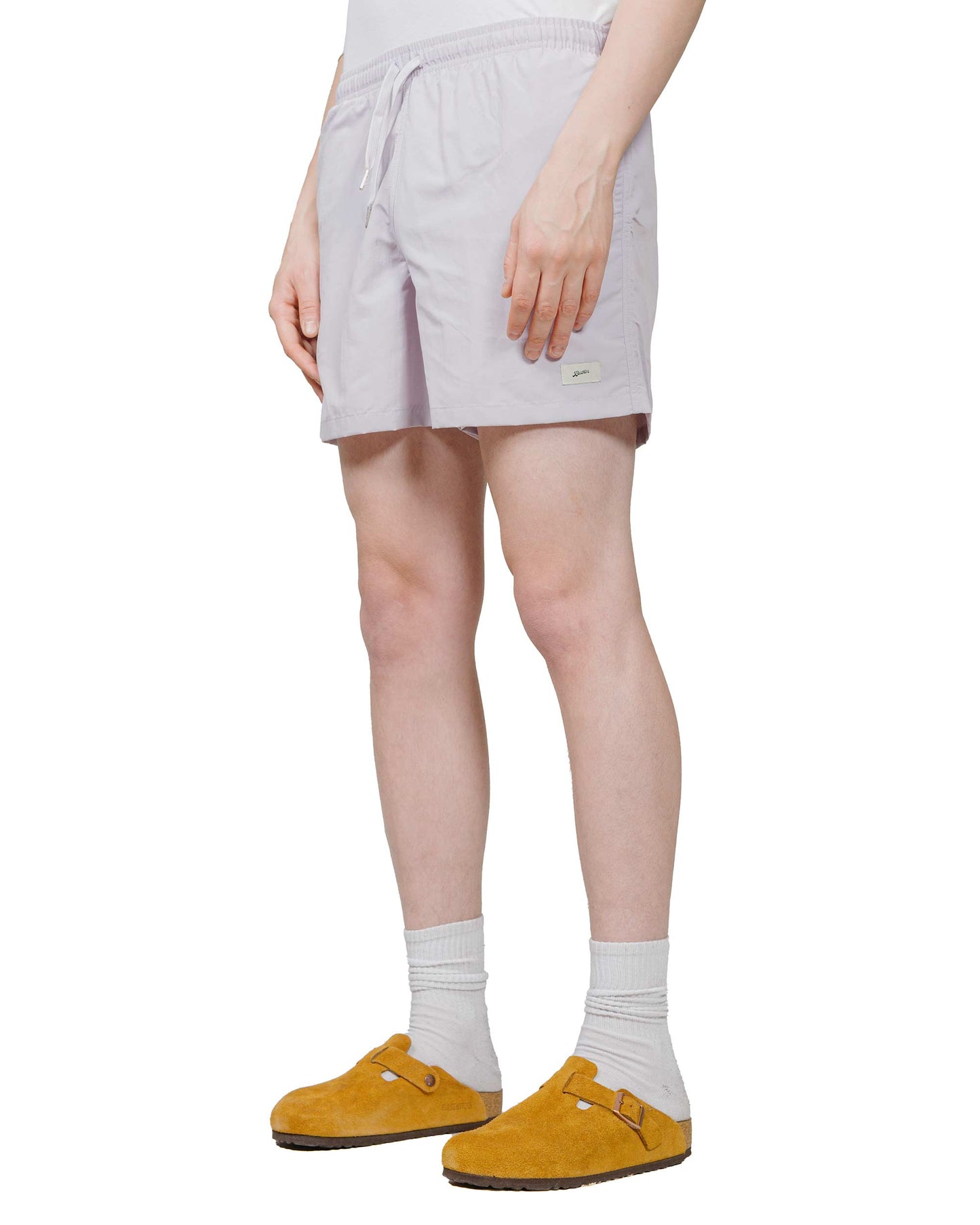 lost & found Bather Bather Solid Lavender Swim Trunk