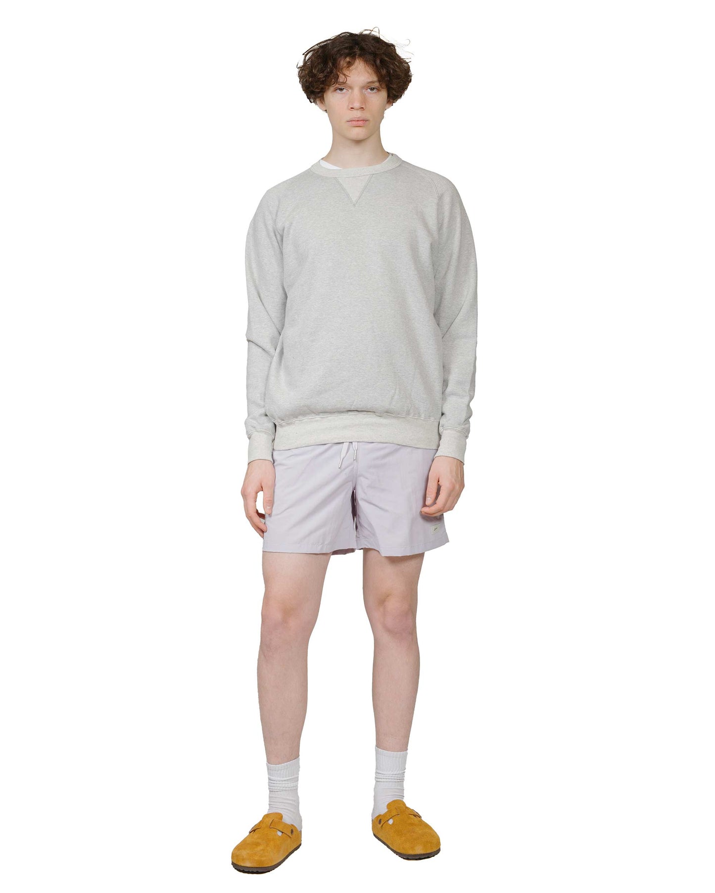 lost & found Bather Bather Solid Lavender Swim Trunk