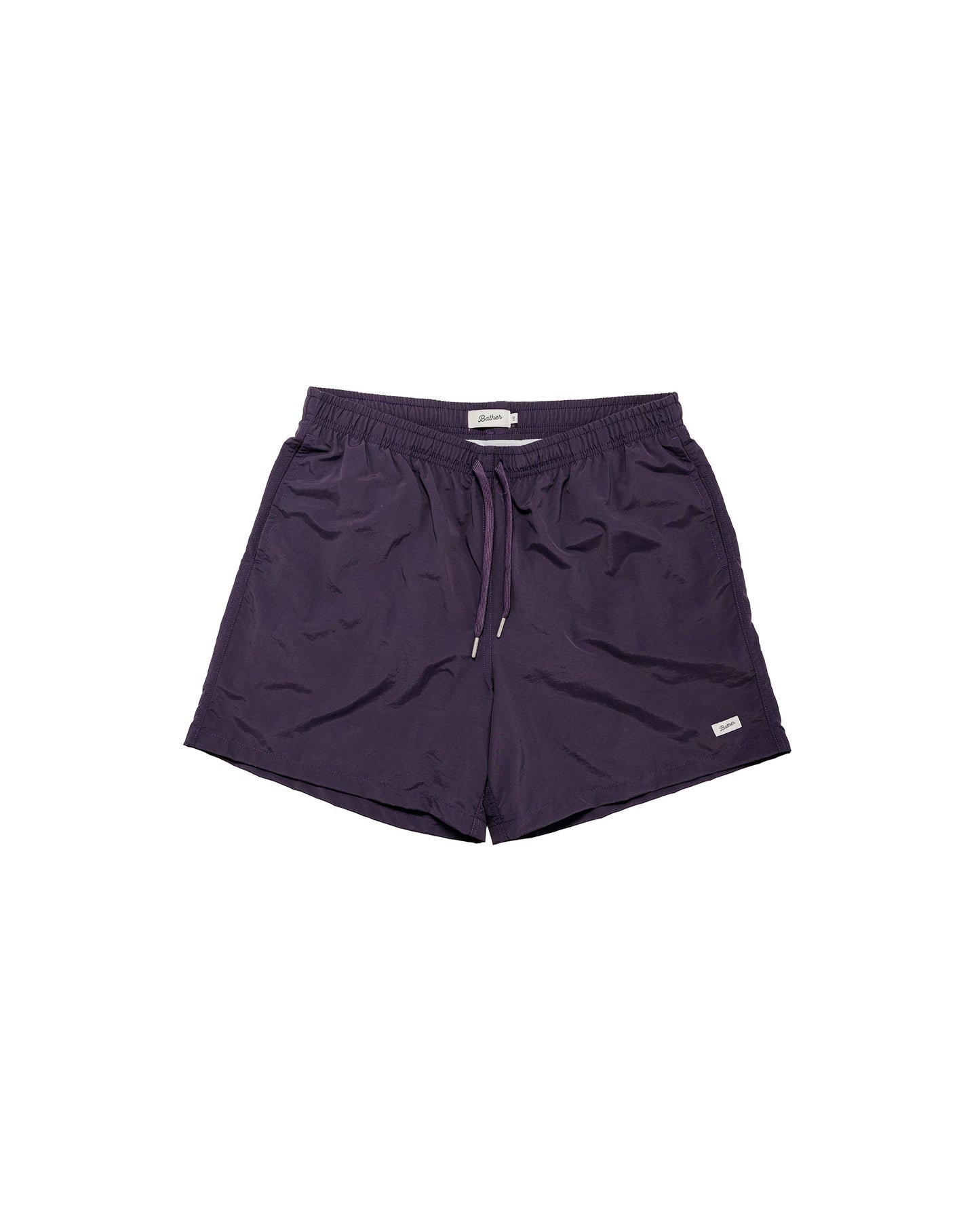 Bather Solid Plum Swim Trunk