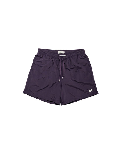 Bather Solid Plum Swim Trunk