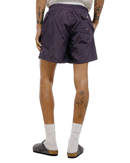 Bather Solid Plum Swim Trunk