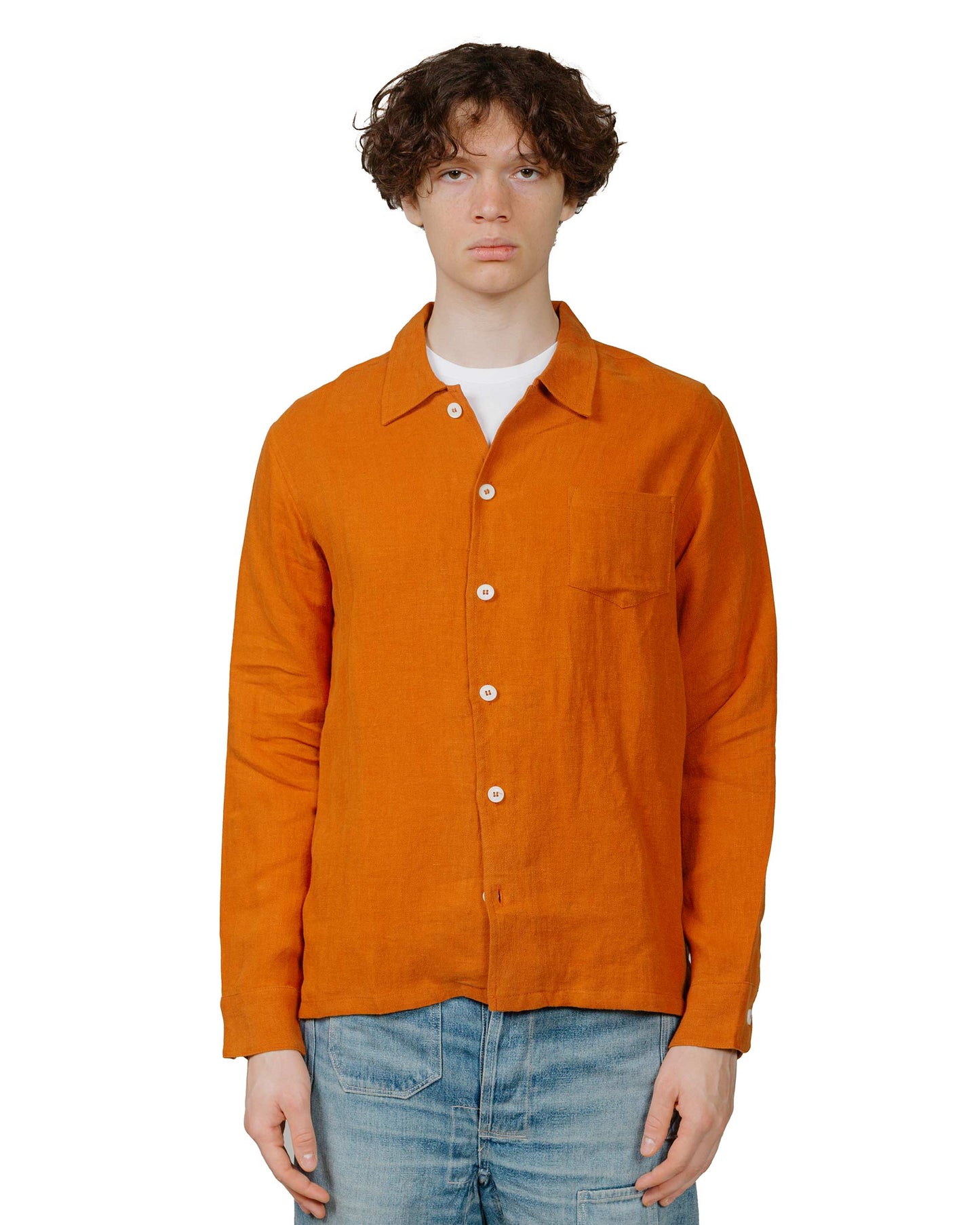 lost & found Bather Bather Squash Linen Leisure Shirt