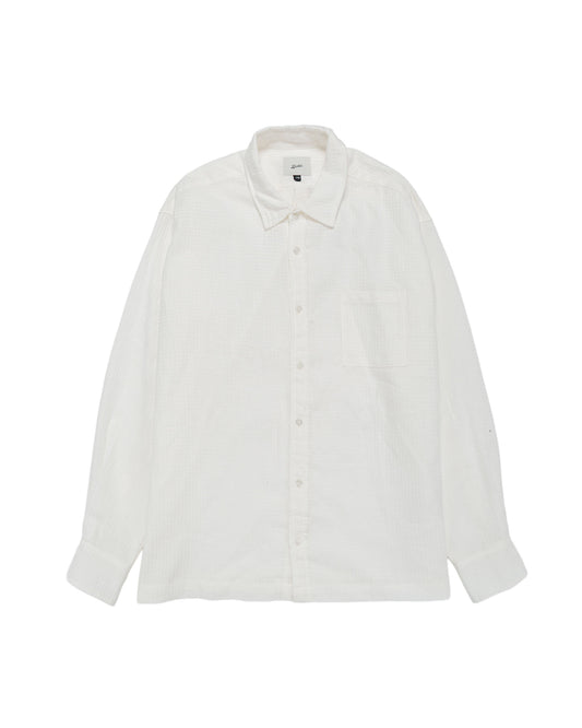 Bather White Waffle Leisure Shirt