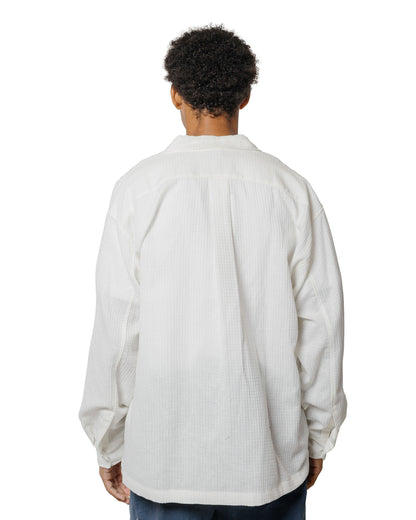 Bather White Waffle Leisure Shirt