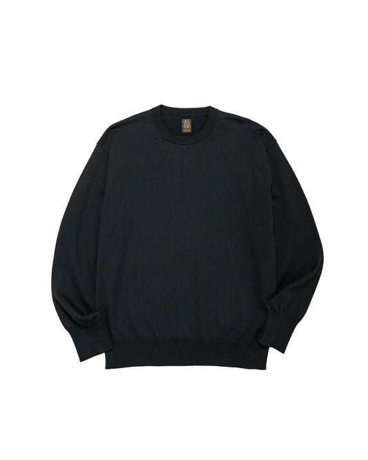 lost & found Batoner Batoner Caribbean Sea Island Cotton Crew Neck Black