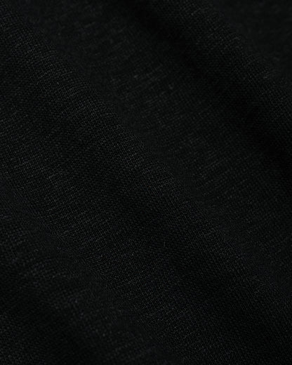 lost & found Batoner Batoner Normandy Linen Basque Shirt Black