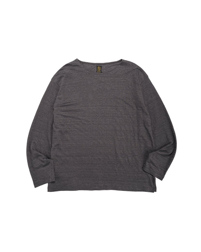 lost & found Batoner Batoner Normandy Linen Basque Shirt Gray