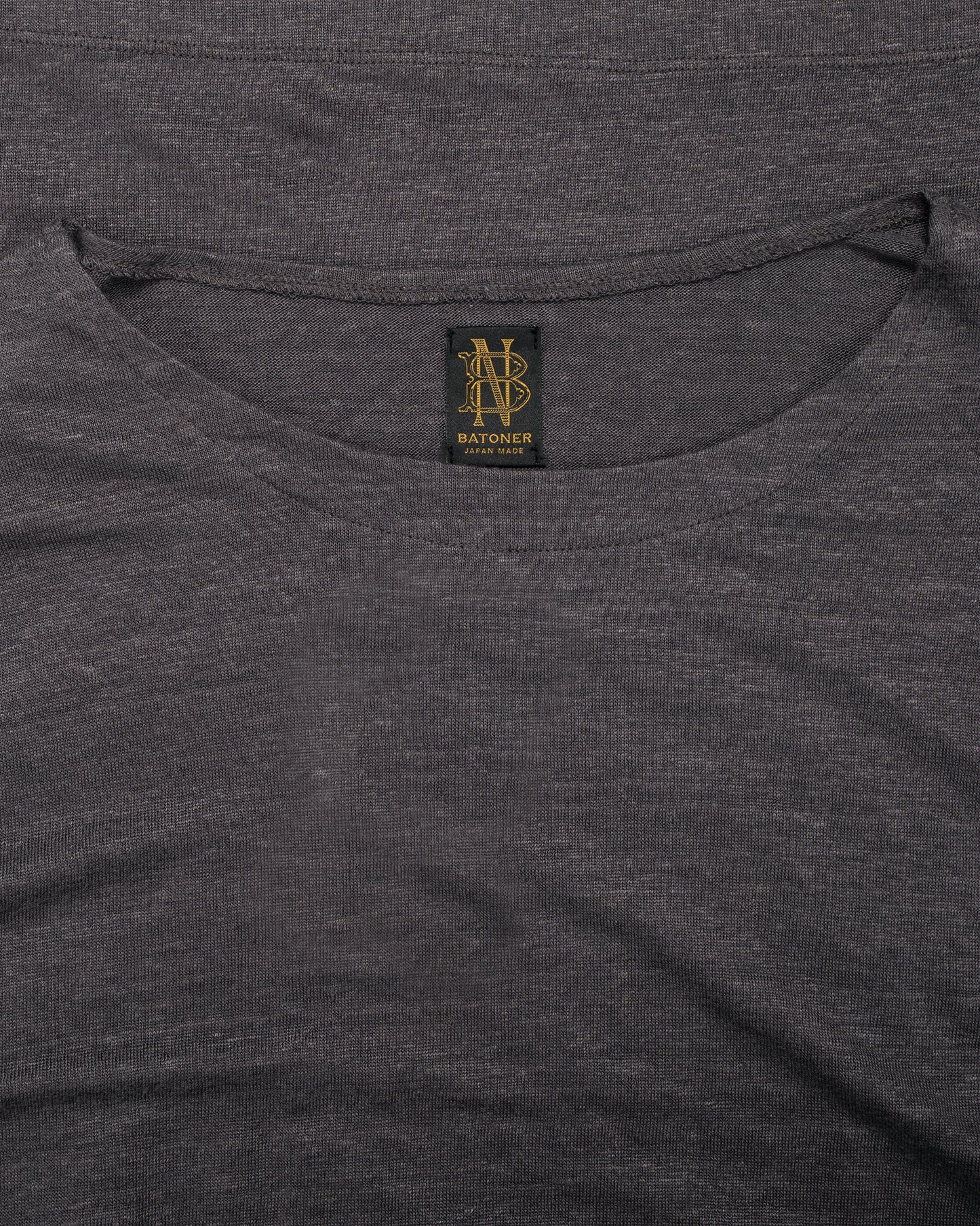 lost & found Batoner Batoner Normandy Linen Basque Shirt Gray