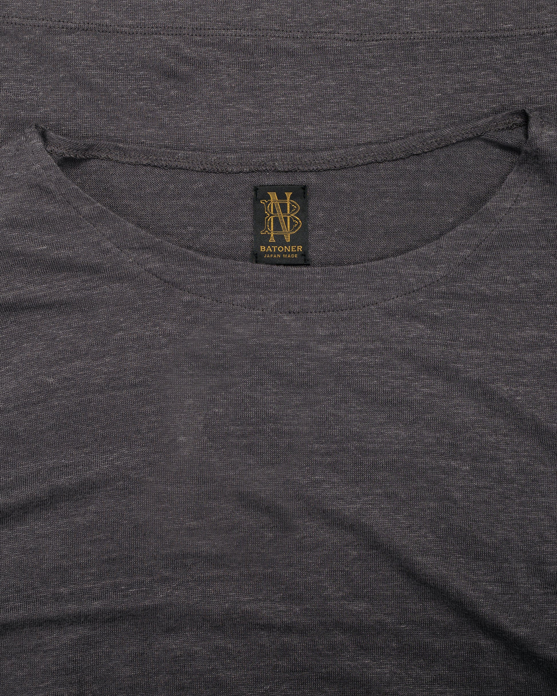 lost & found Batoner Batoner Normandy Linen Basque Shirt Gray