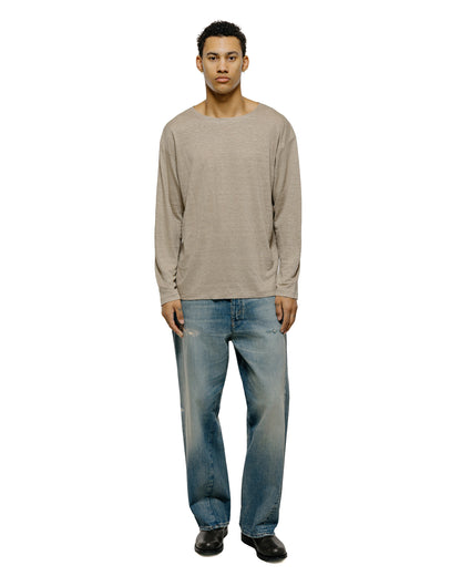lost & found Batoner Batoner Normandy Linen Basque Shirt Taupe