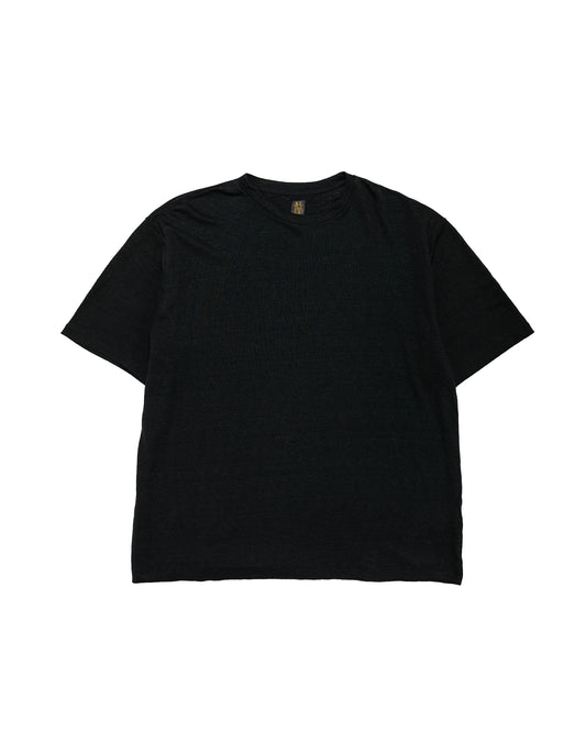 lost & found Batoner Batoner Normandy Linen T-Shirt Black